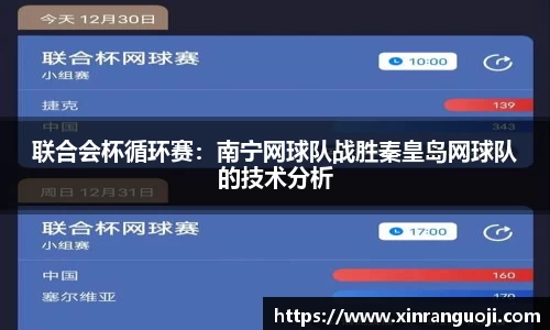 联合会杯循环赛：南宁网球队战胜秦皇岛网球队的技术分析